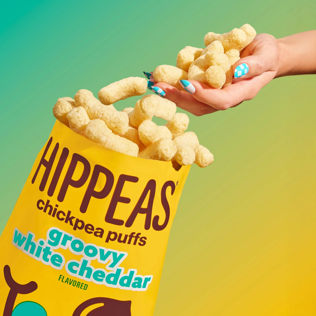 White Cheddar Chickpea Puffs
