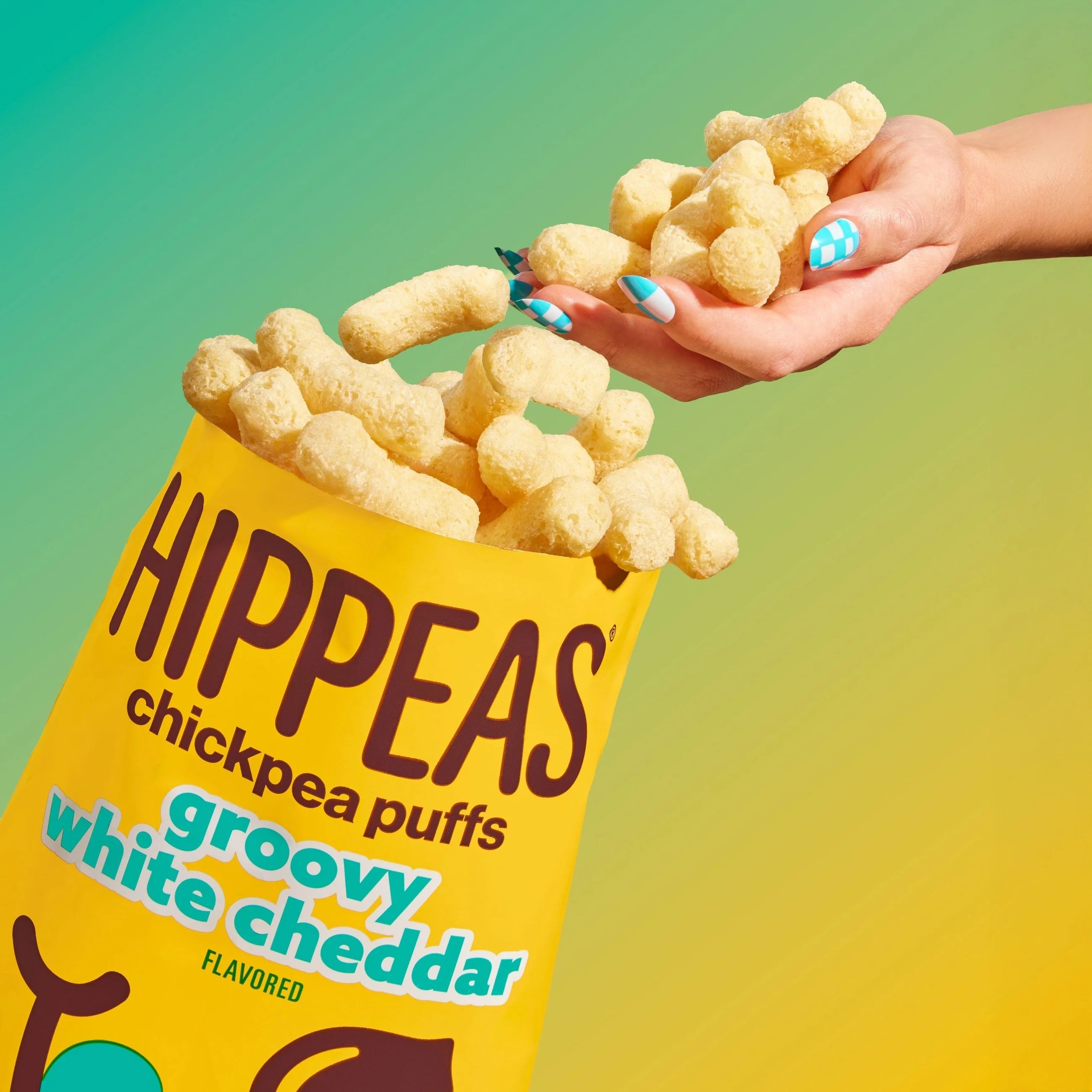 White Cheddar Chickpea Puffs