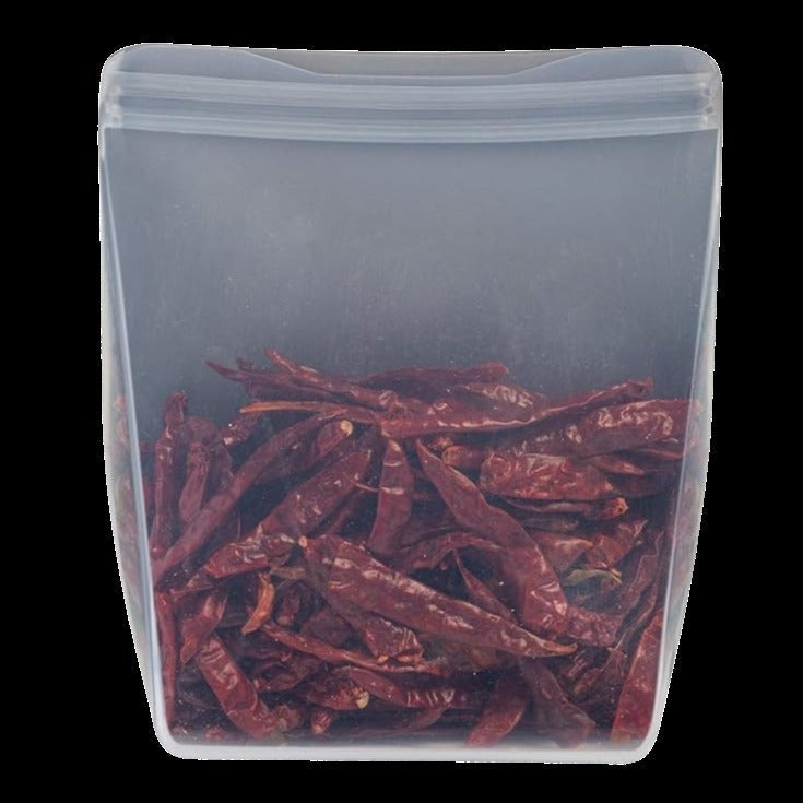 36oz Reusable Silicone Stand Up Storage Bag - Slate