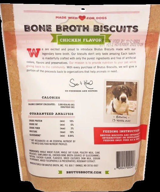 Chicken Brutus Dog Biscuit