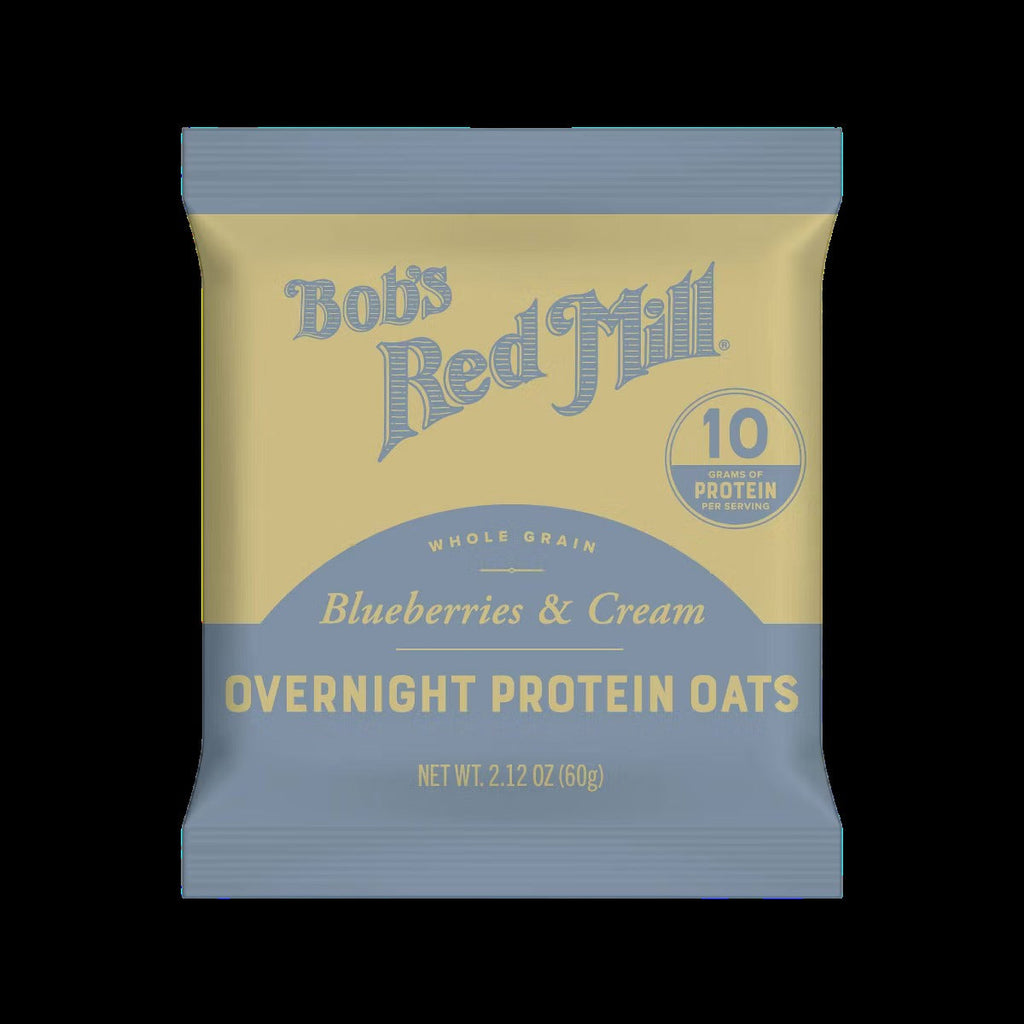 Blueberries & Cream Overnight Protein Oats
