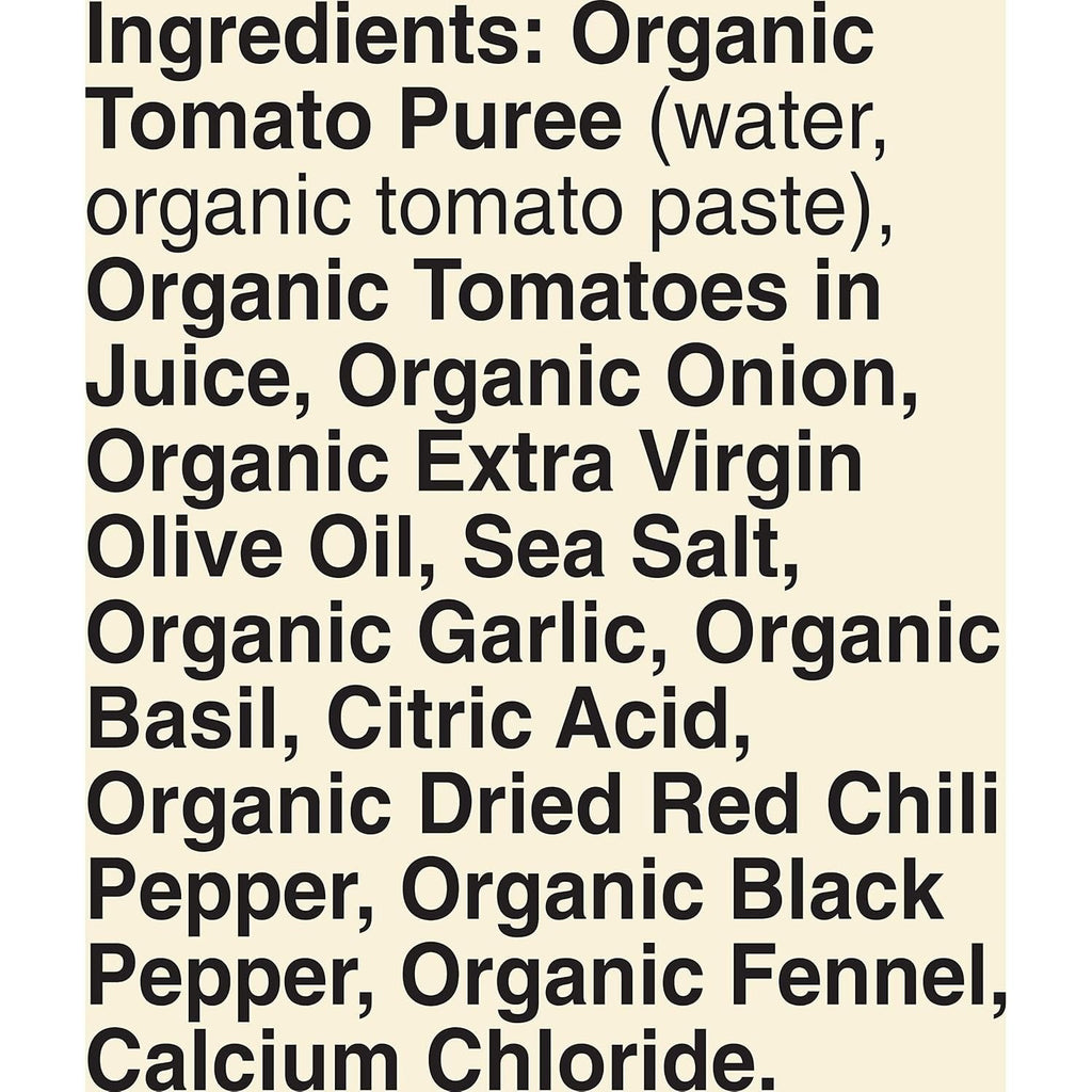 Organic Spicy Arrabbiata Pasta Sauce