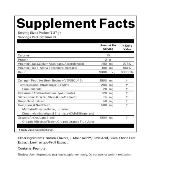 Skin Defense Plus - Hibiscus Orange Skin Health Supplement (10 CT)