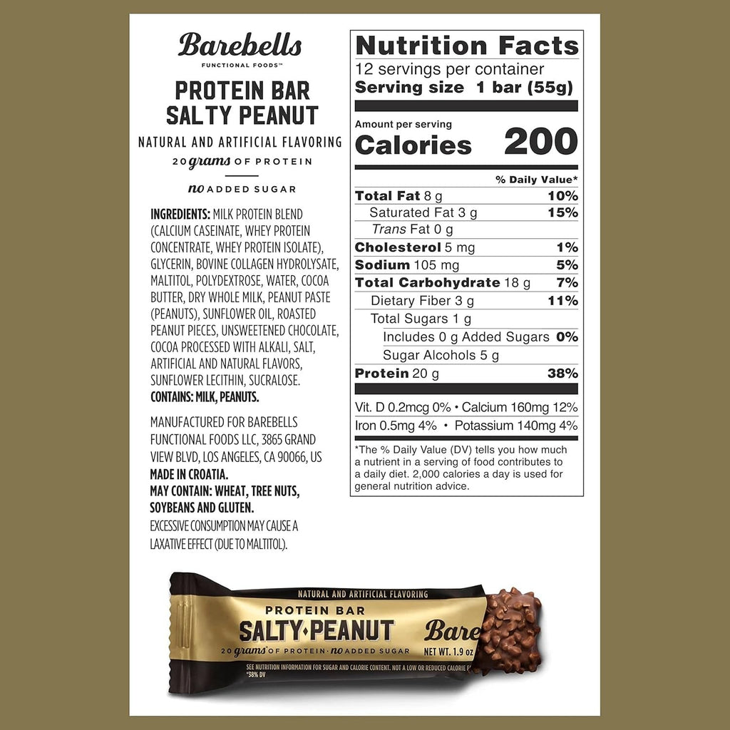 Salty Peanut Bars (4 CT)