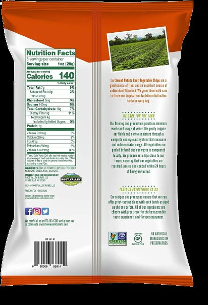 Sweet Potato Mango Habanero Chips