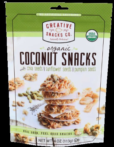 Organic Coconut Snacks With Seeds