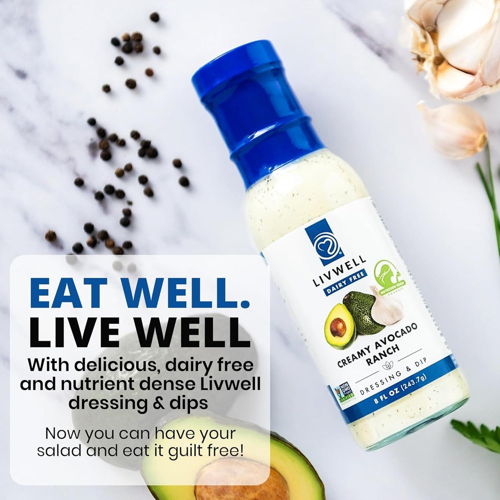 Creamy Avocado Ranch Dairy-Free Dressing & Dip