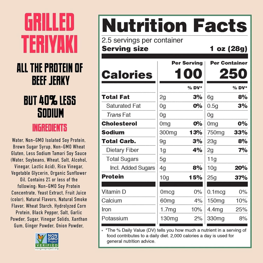 Grilled Teriyaki Jerky