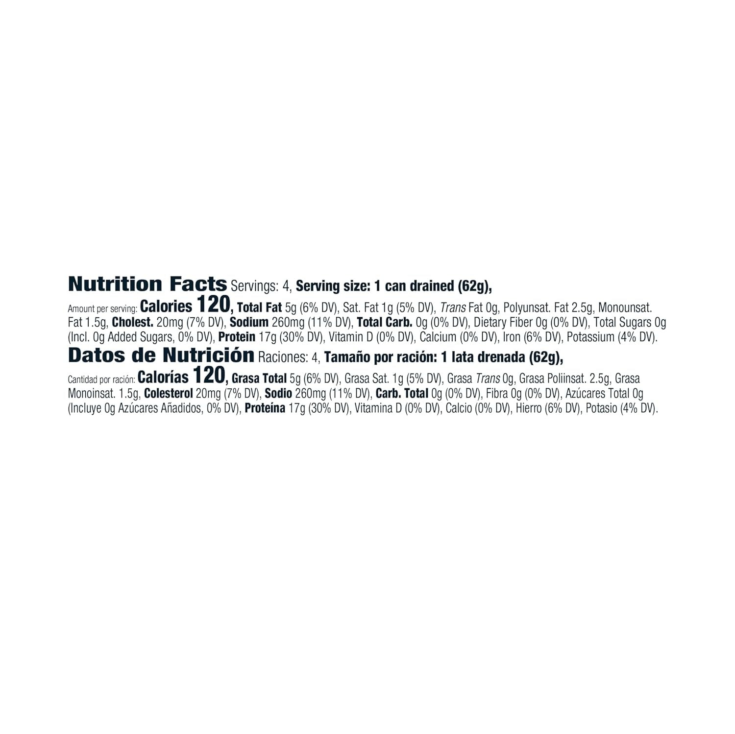 Solid Skipjack Tuna In Vegetable Oil (4 CT)