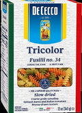 Tricolor Fusilli Pasta