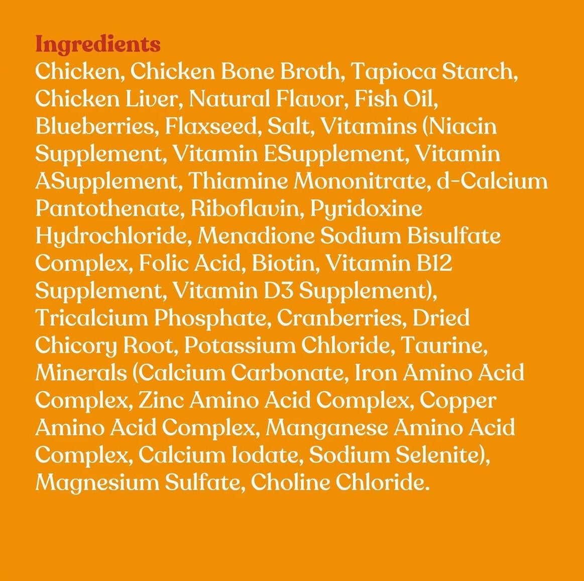 Minced Cage-Free Chicken Wet Cat Food Tetra