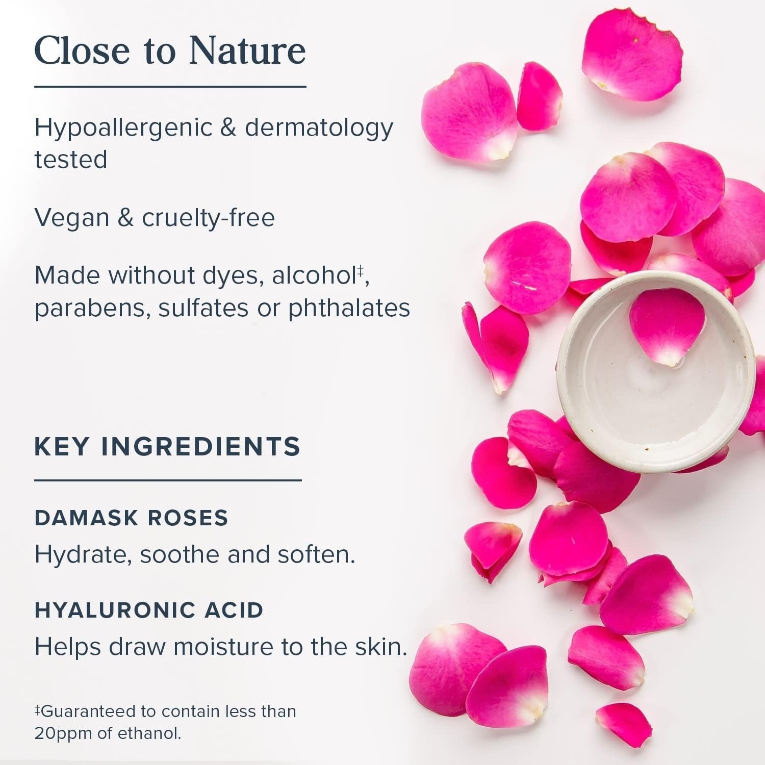 Rosewater Serum With 1% HA