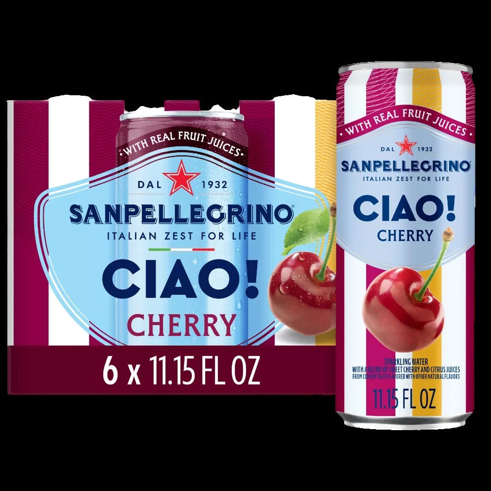 CIAO! Cherry Sparkling Water (6 Pack)