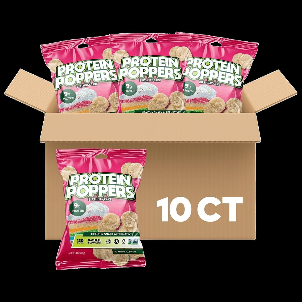 Birthday Cake Protein Poppers (10 Pack)