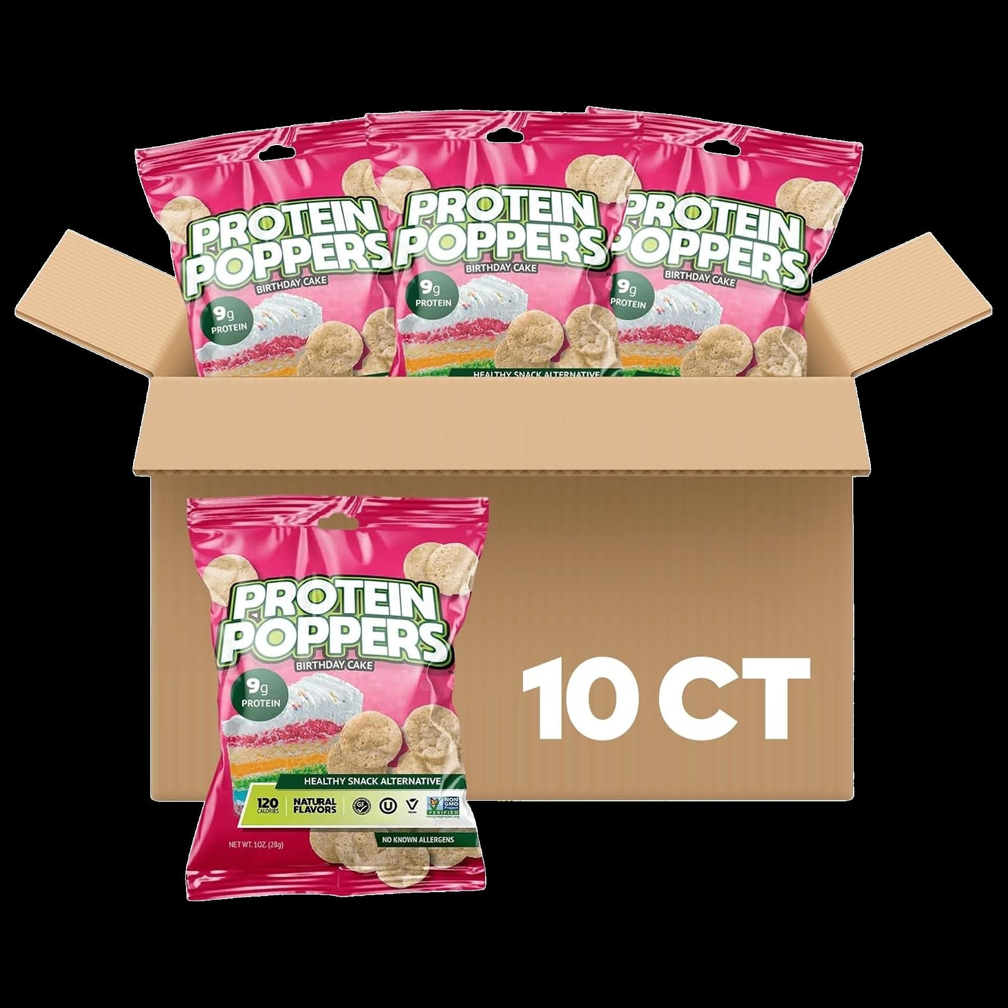 Birthday Cake Protein Poppers (10 Pack)