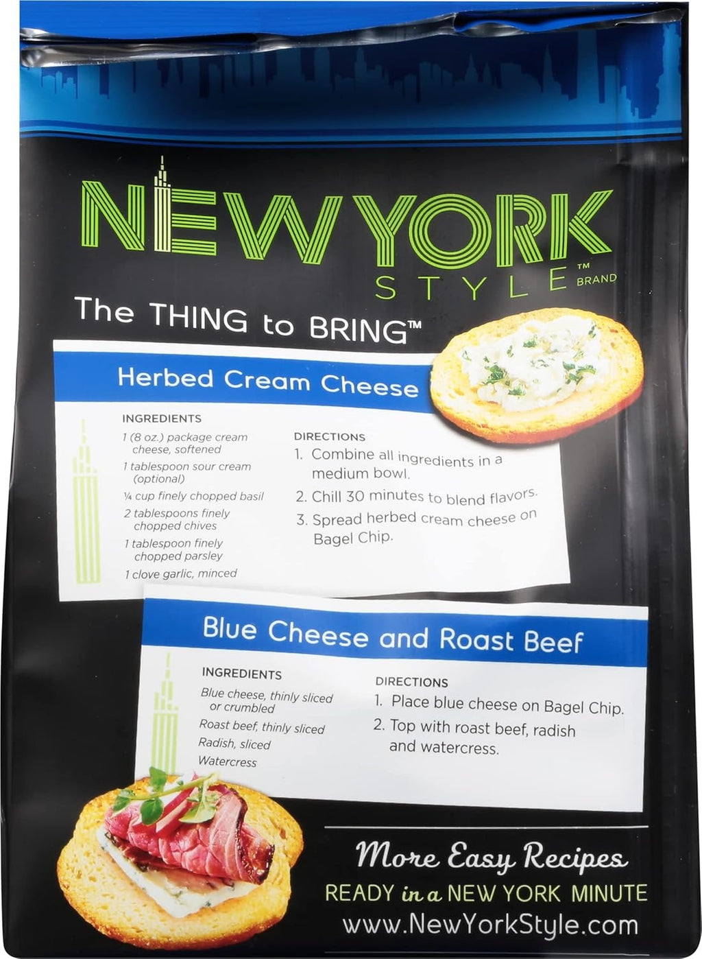 Plain New York Style Bagel Crisps