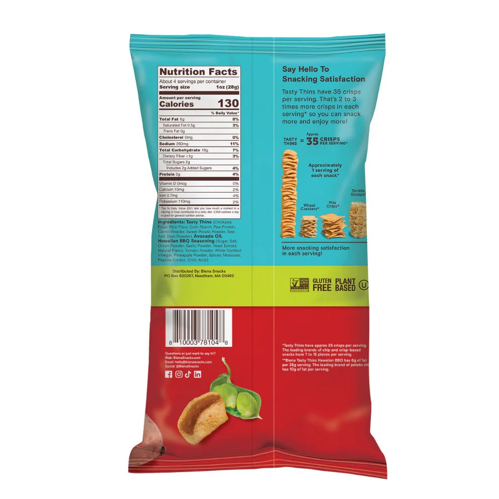 Tasty Thins Hawaiian BBQ