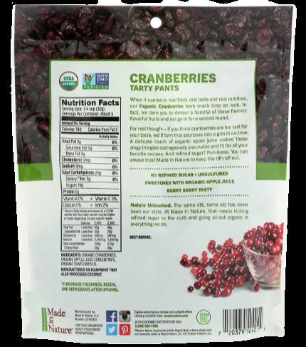 Organic Dried Cranberry