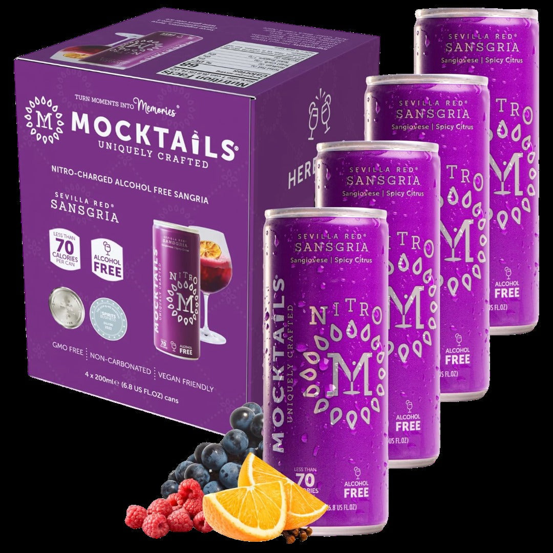 Nitro Sangria Non-Alcoholic Mocktail (4 Pack)