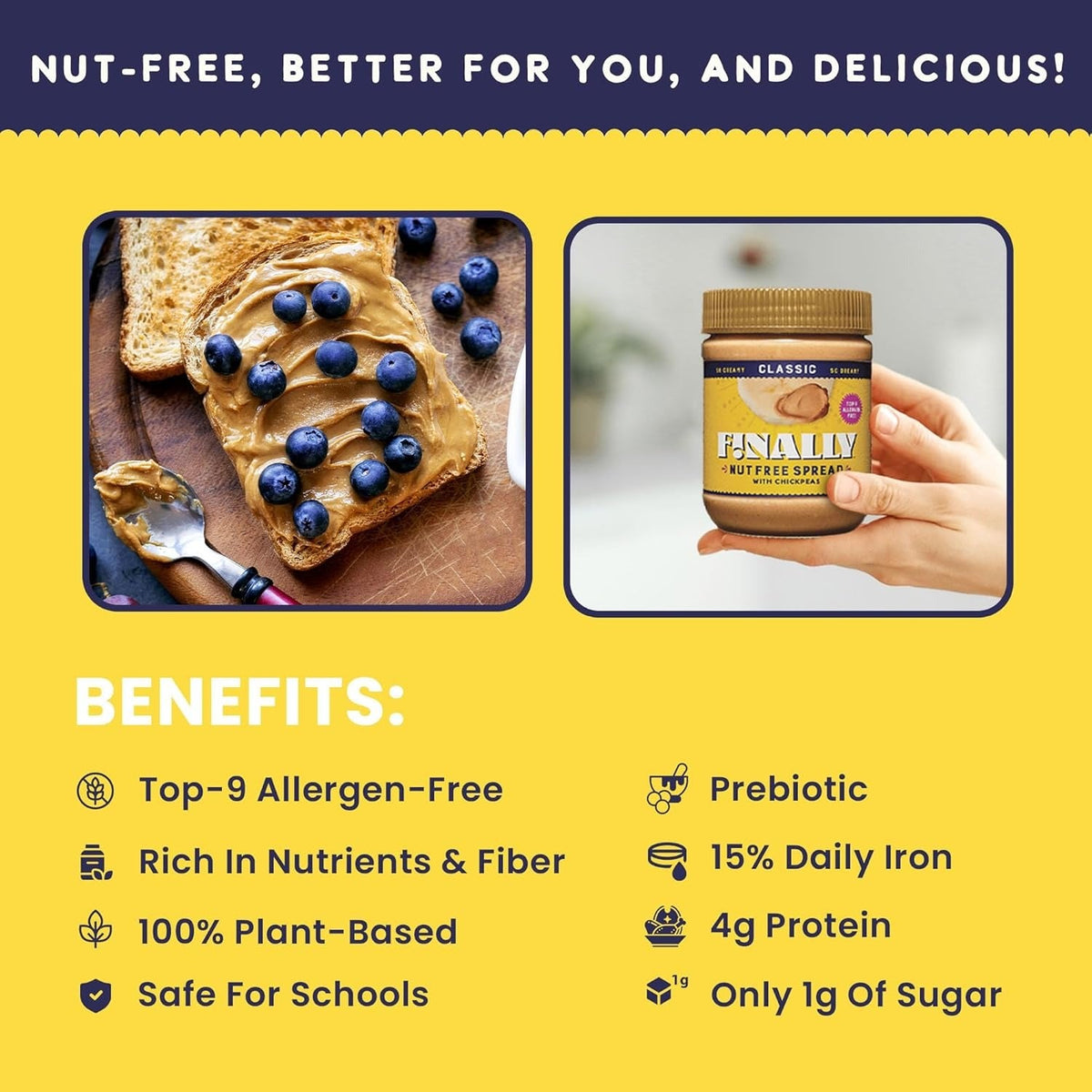 Classic Nut Free Spread with Chickpeas