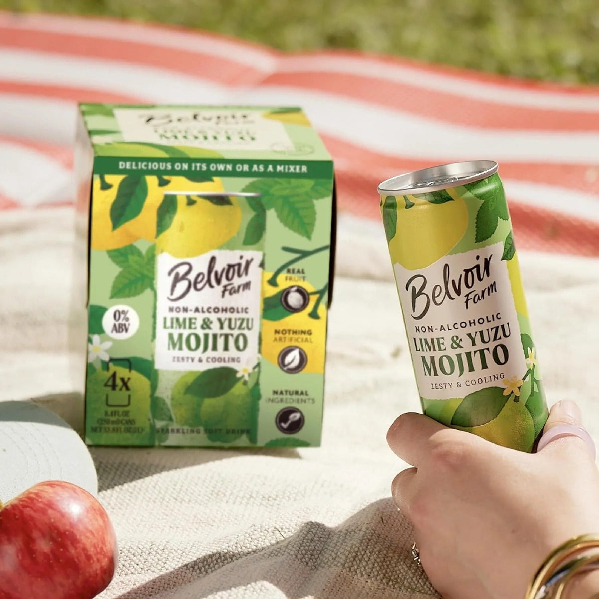 Non-Alcoholic Lime Yuzu Cocktail (4 Pack)