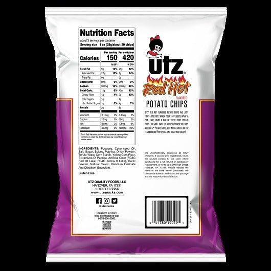 Potato Chips - Red Hot