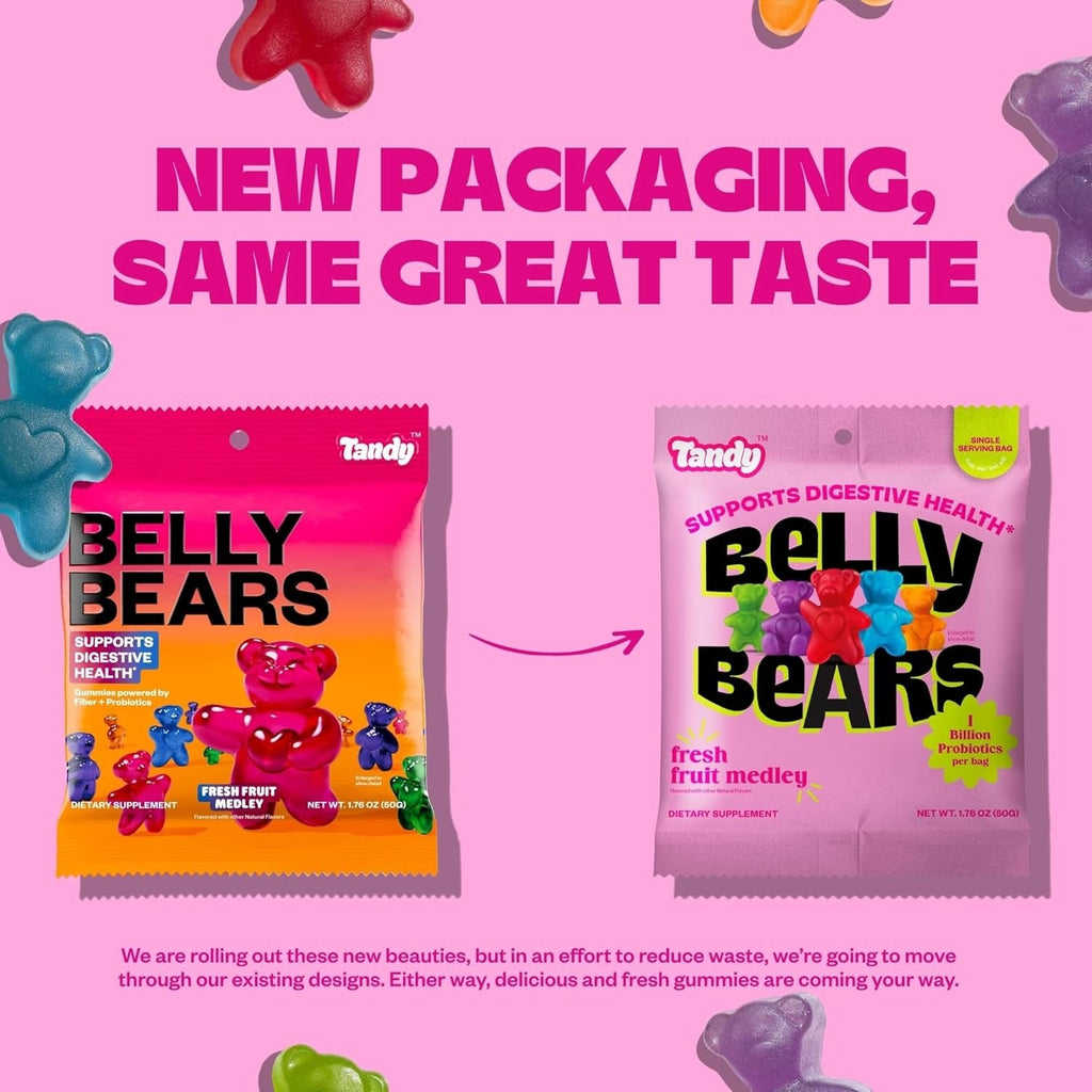 Belly Bears Fresh Fruit Medley Gummies
