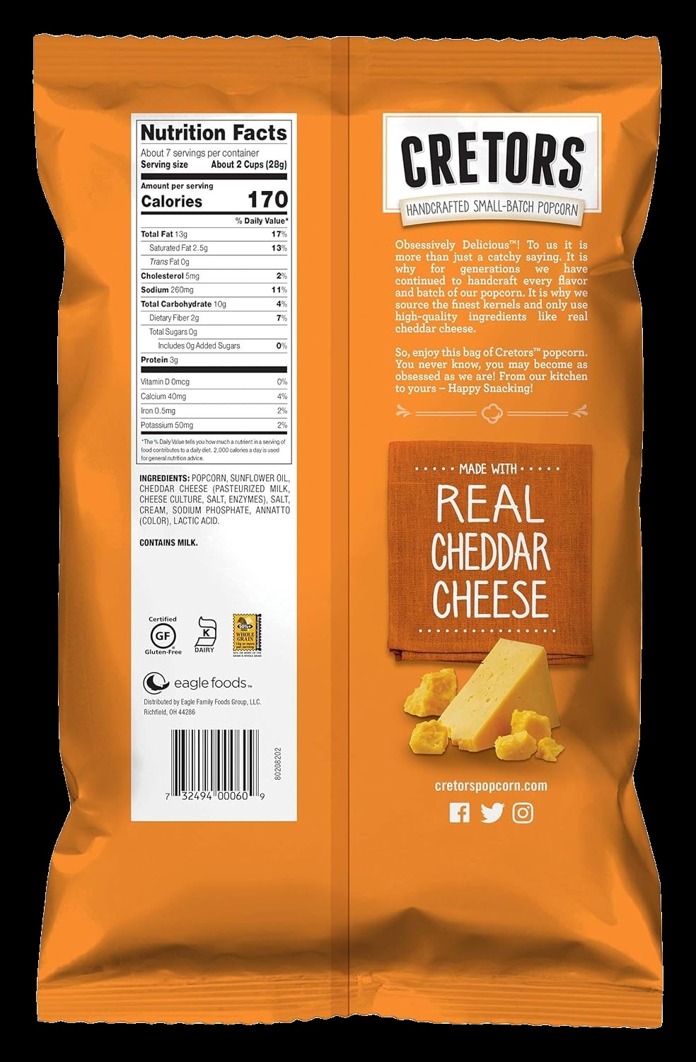 Cheddar Cheese Popcorn
