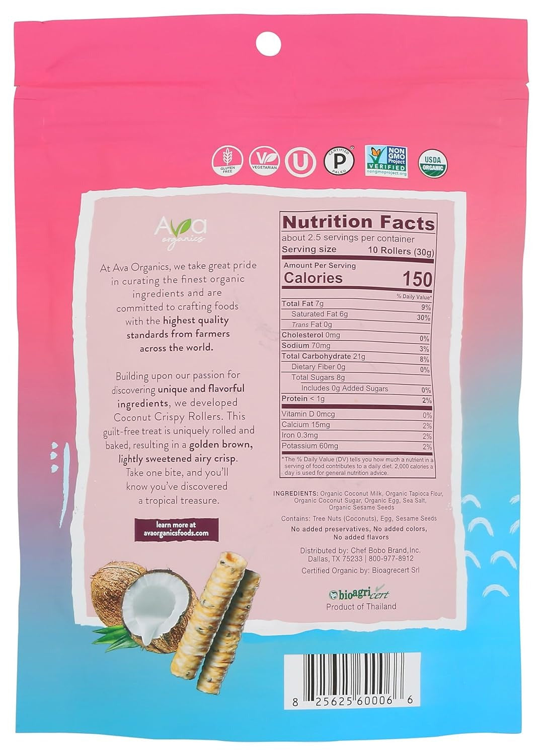 Original Coconut Crispy Rollers