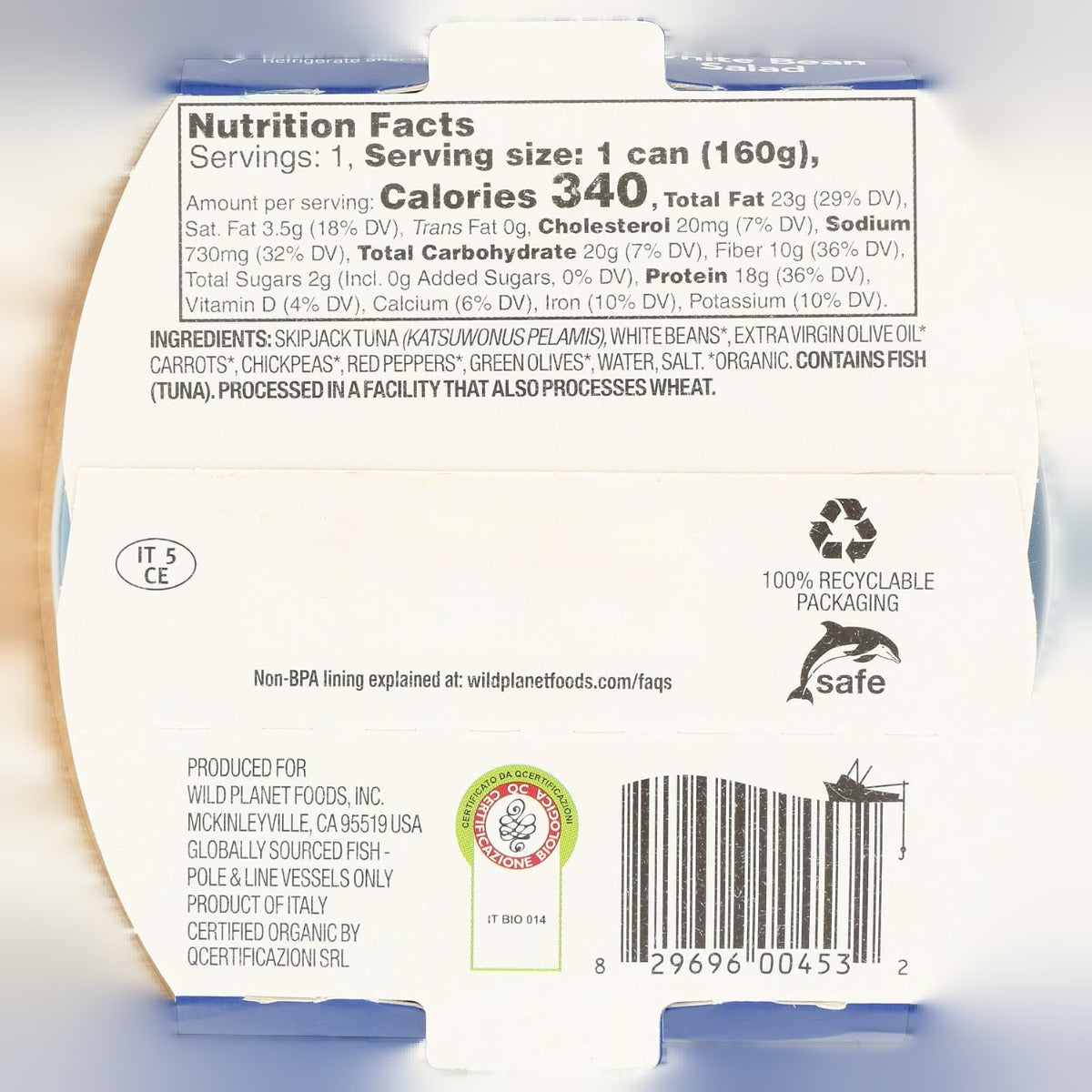 Ready-To-Eat Tuna White Bean Salad (4 CT)