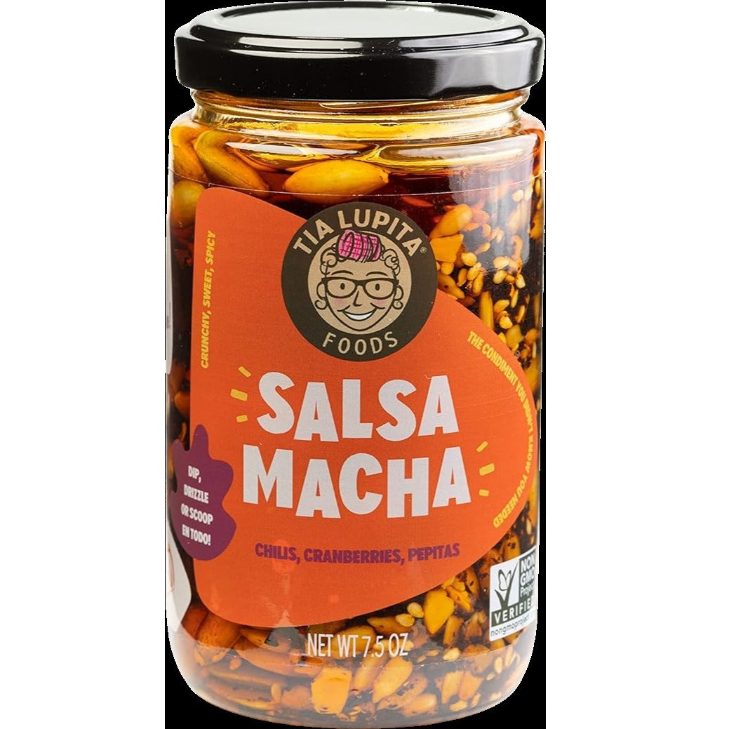 Salsa Macha Chile Cranberries Pepitas
