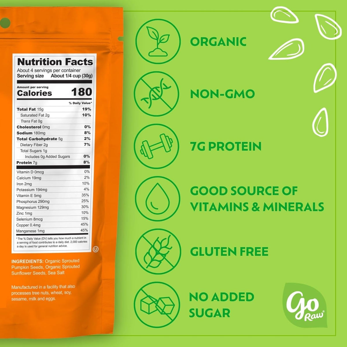 Organic Sea Salt Snacking Seeds