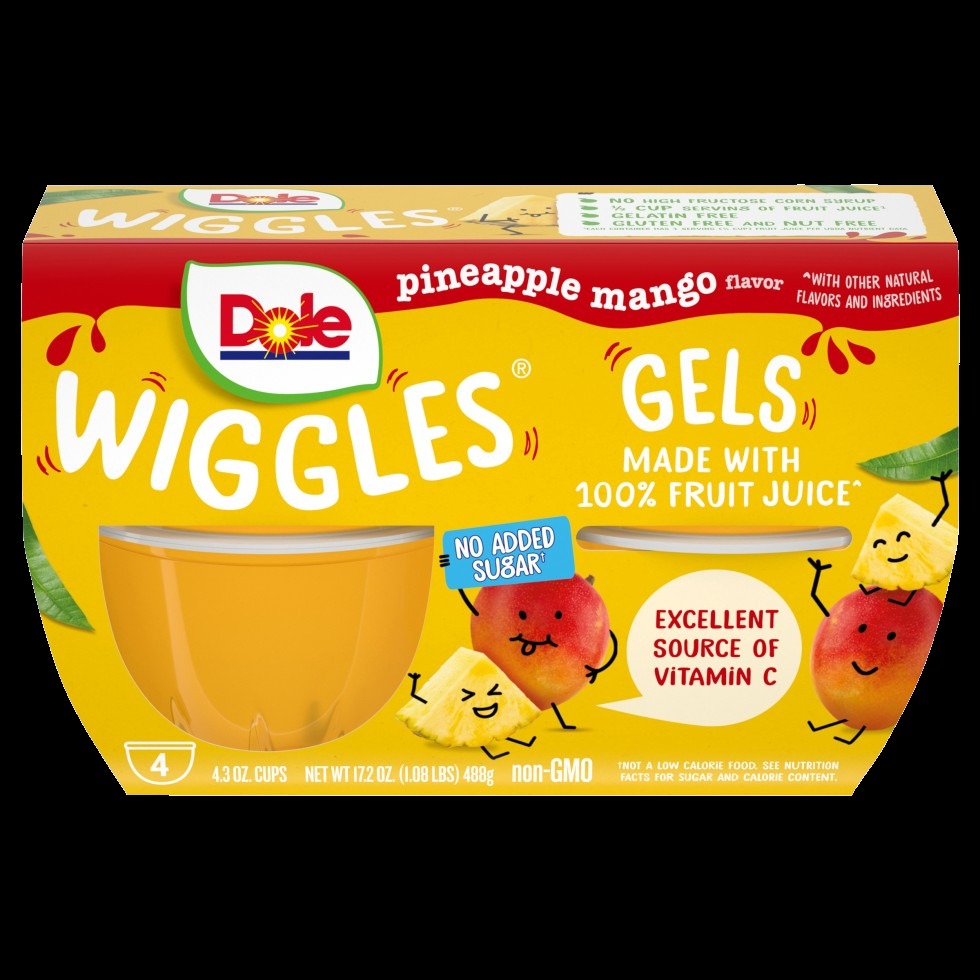 Pineapple Mango Wiggles Fruit Juice Gels (4 CT)