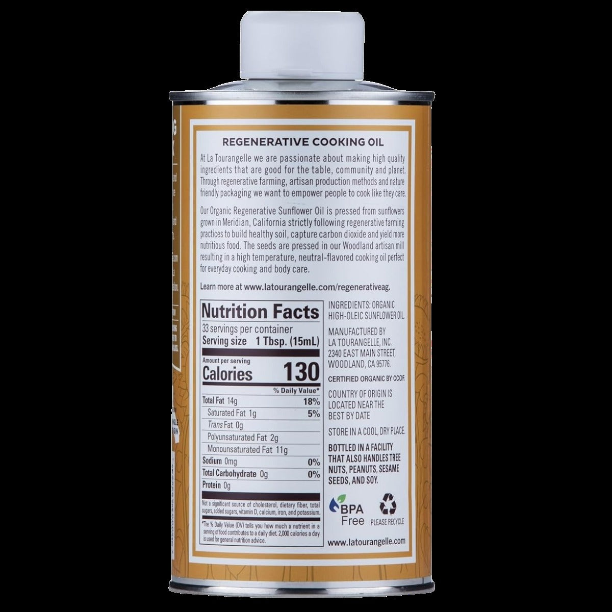 Organic Sunflower Oil
