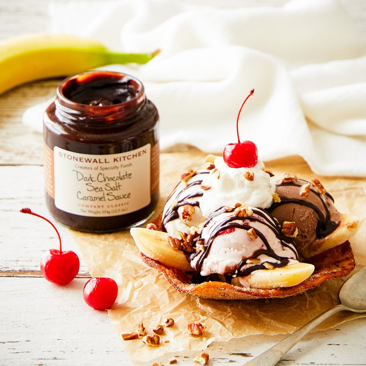 Dark Chocolate Sea Salt Caramel Sauce