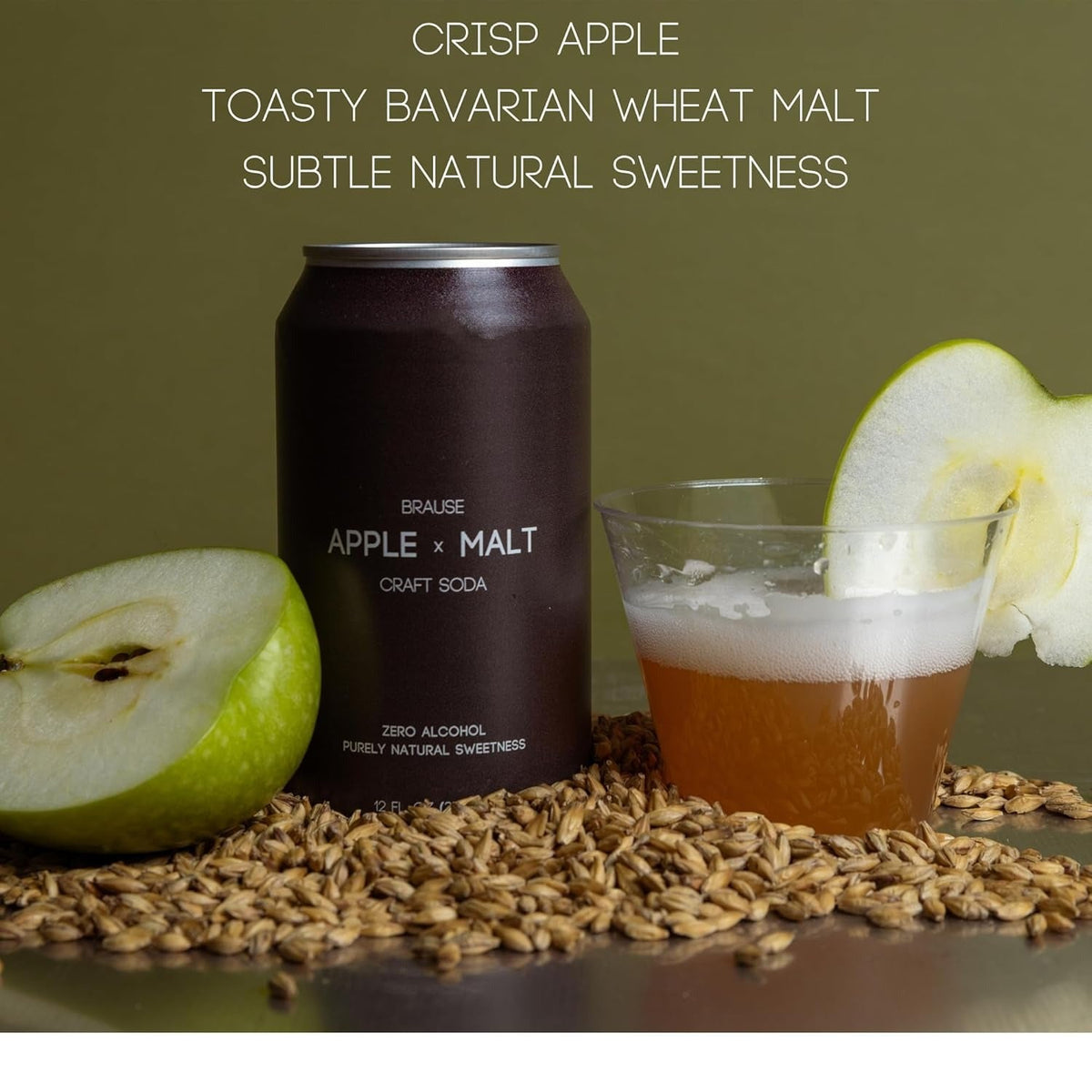 Non-Alcoholic Apple + Malt Beer (12 Pack)