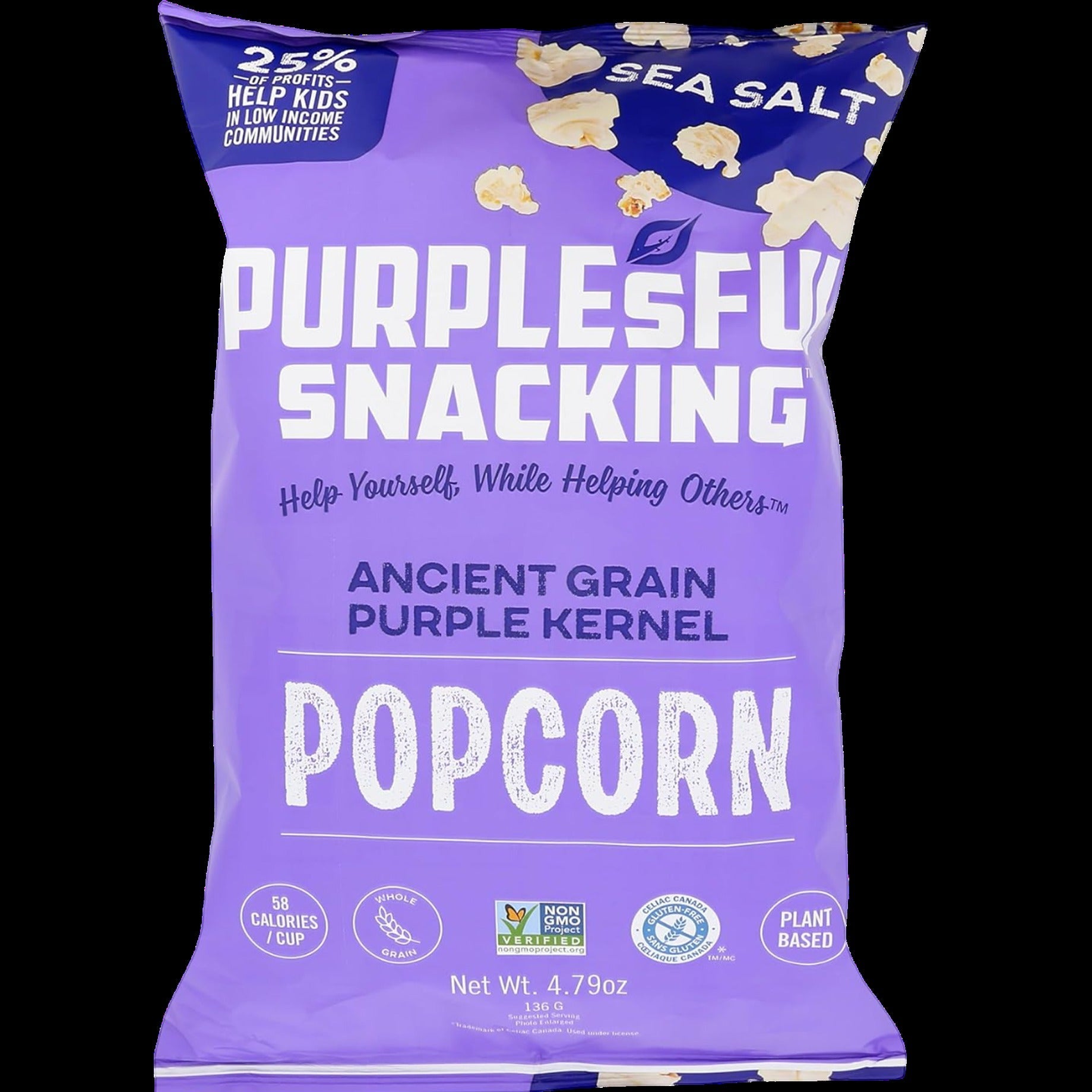 Sea Salt Ancient Grain Purple Kernel Popcorn