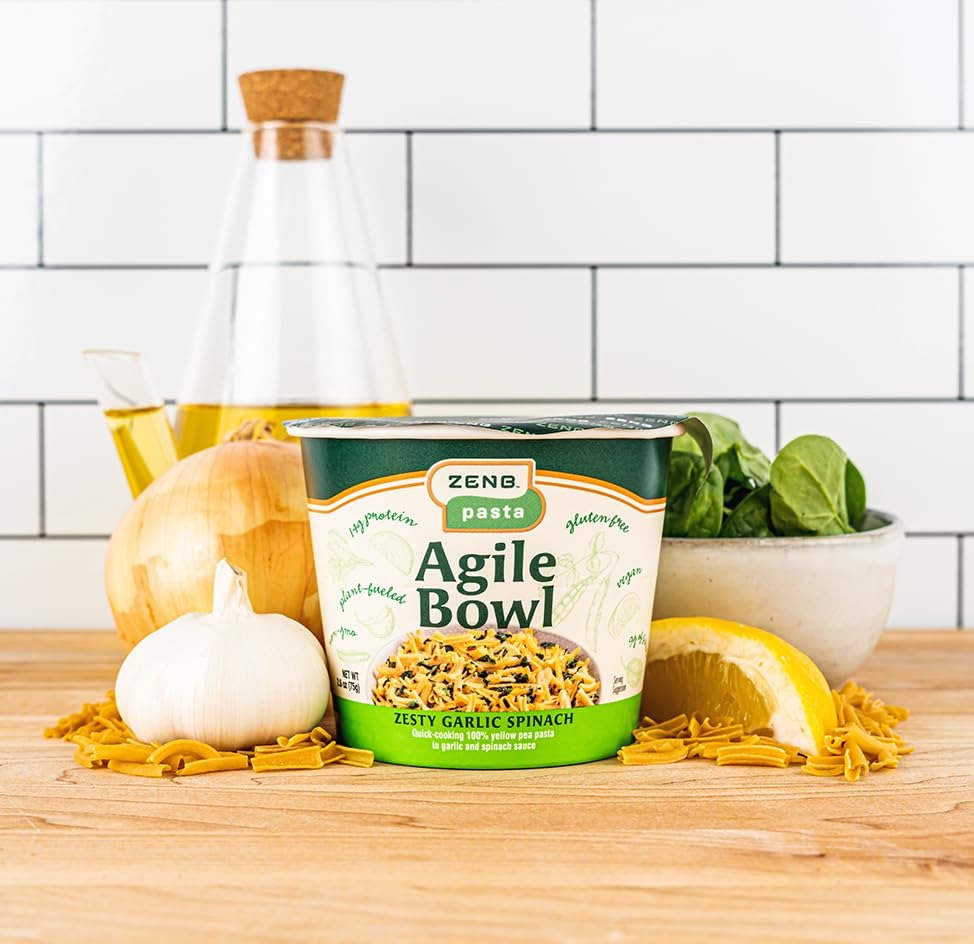 Zesty Garlic Spinach Agile Bowl