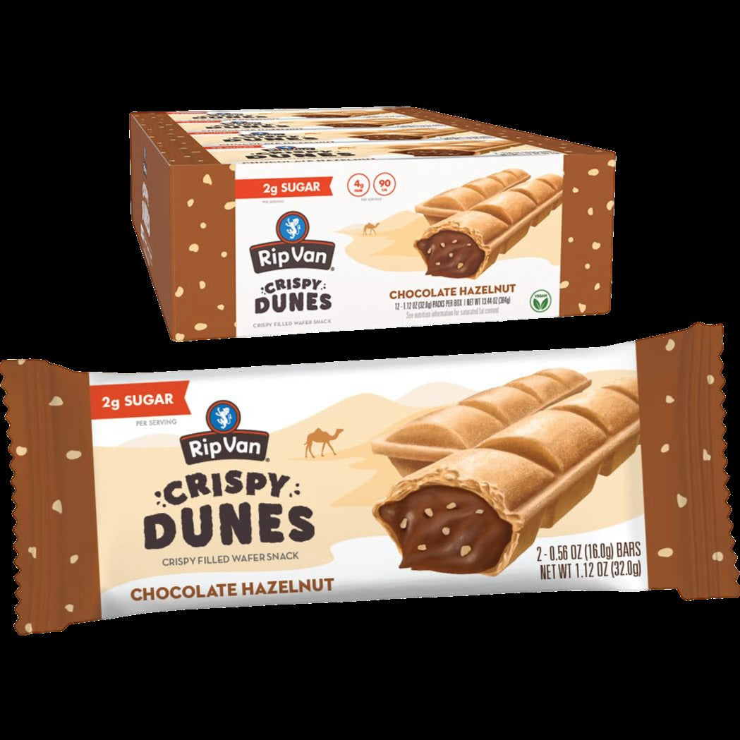 Crispy Dunes Wafer Bars - Chocolate Hazelnut (12 CT)