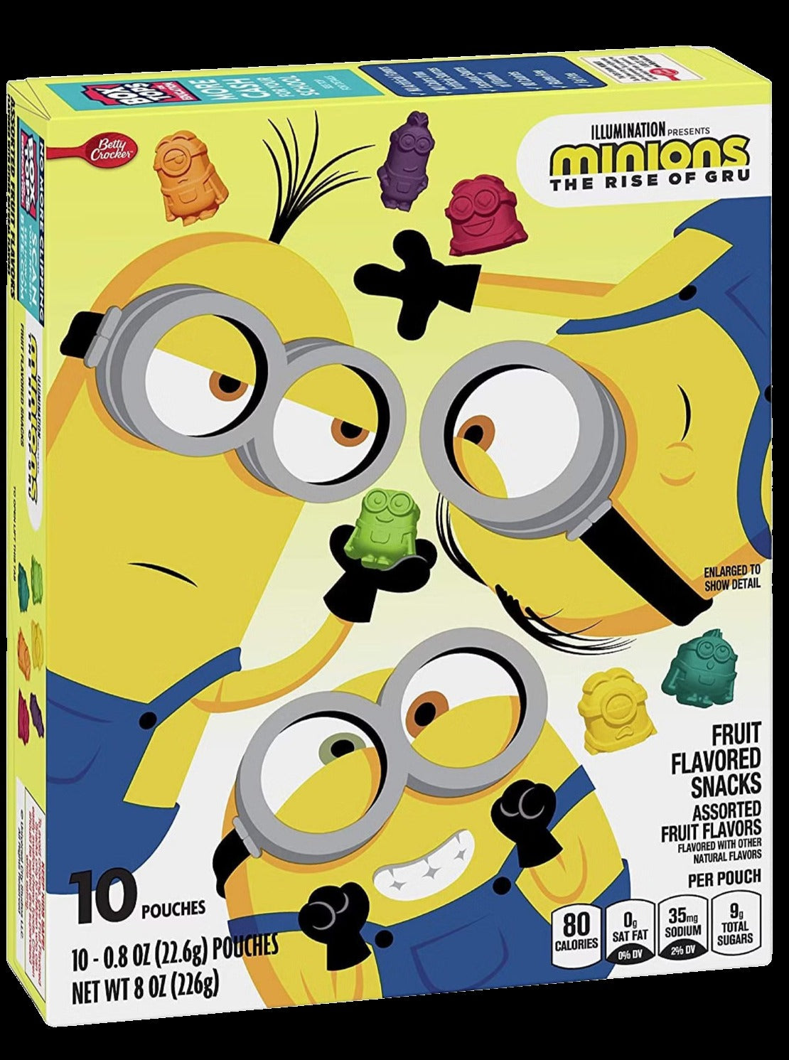 Minions Fruit Snacks Assorted Fruit 10CT