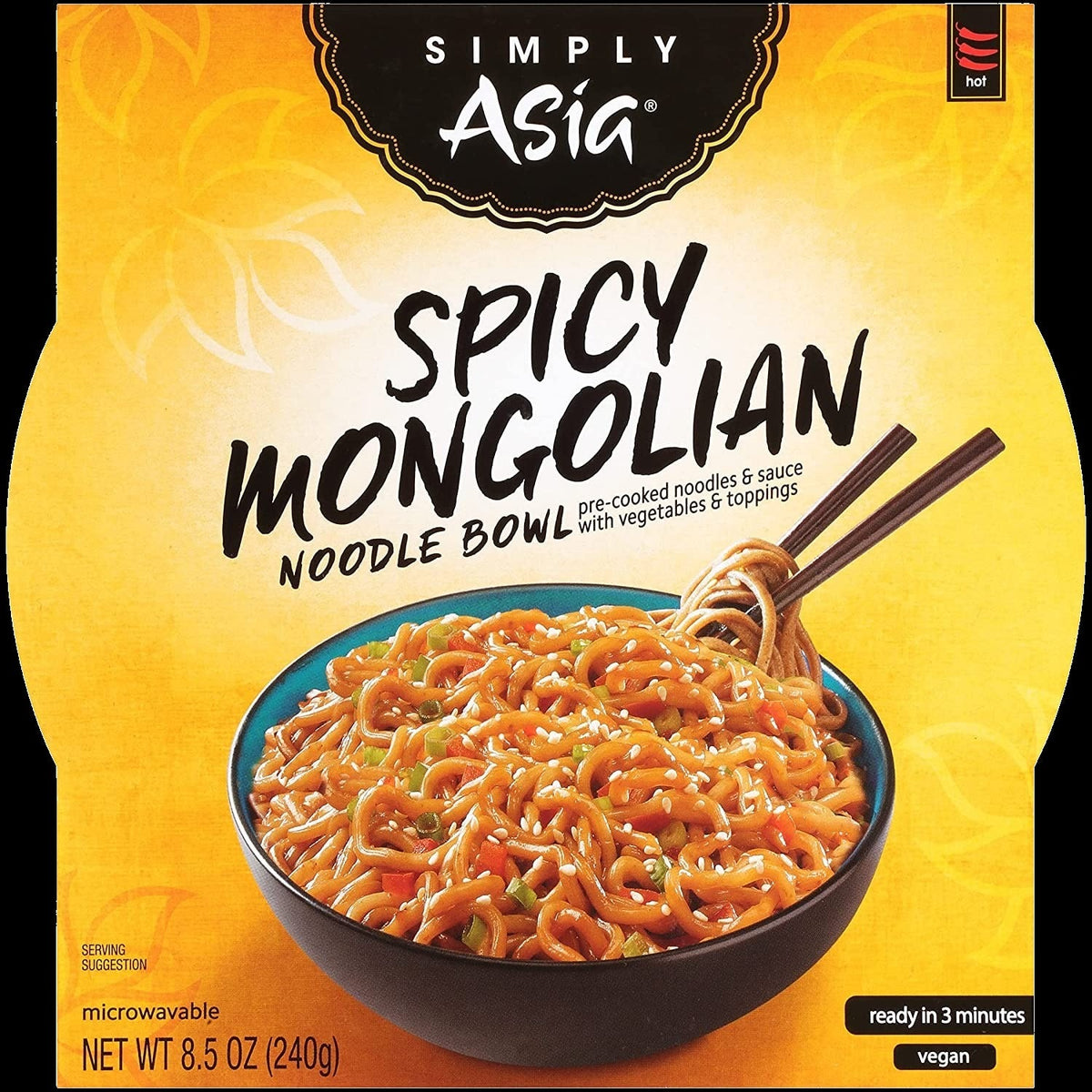 Spicy Mongolian Noodle Bowl (6 Pack)