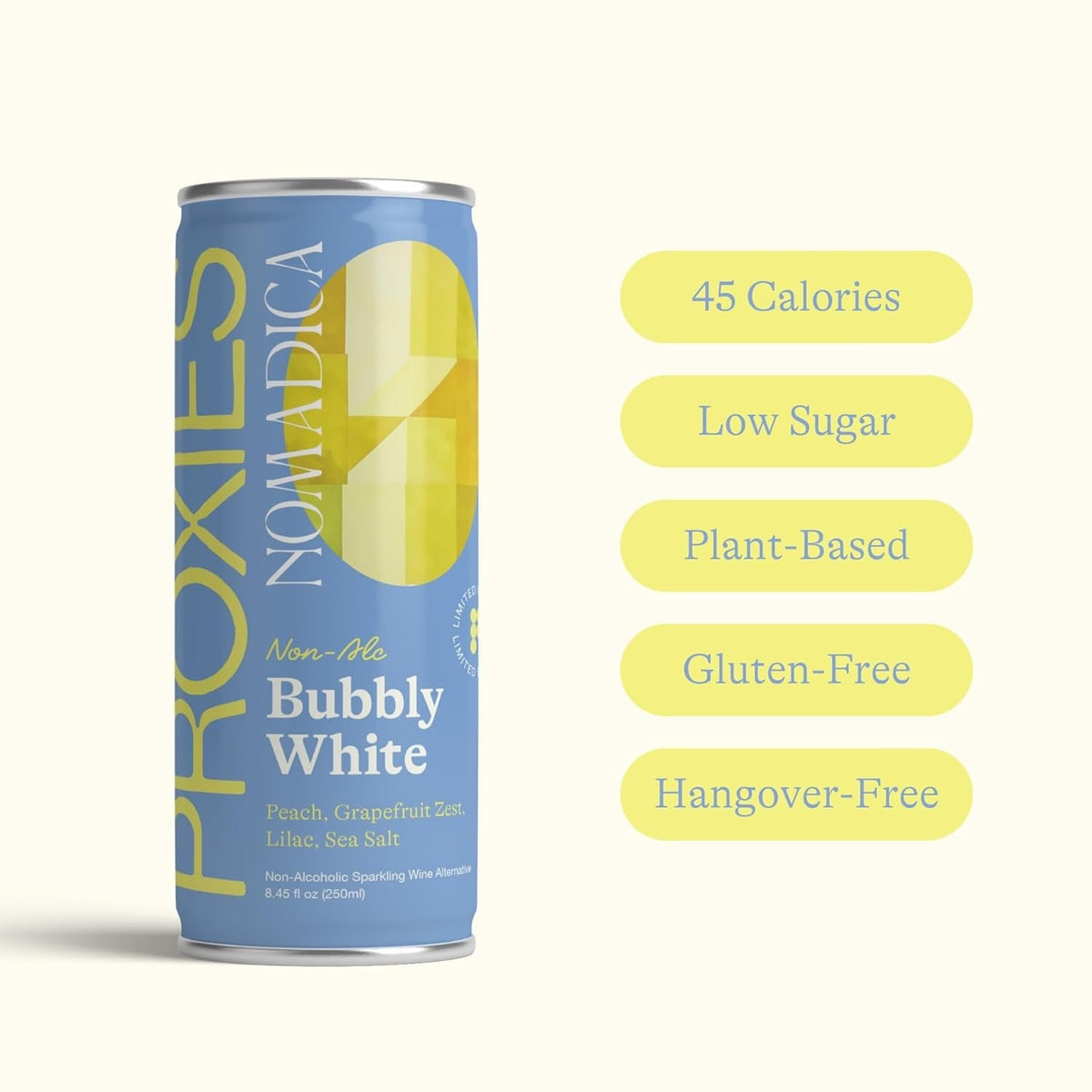 Bubbly White Non-Alcoholic Sparkling Wine Alternate (4 Pack)