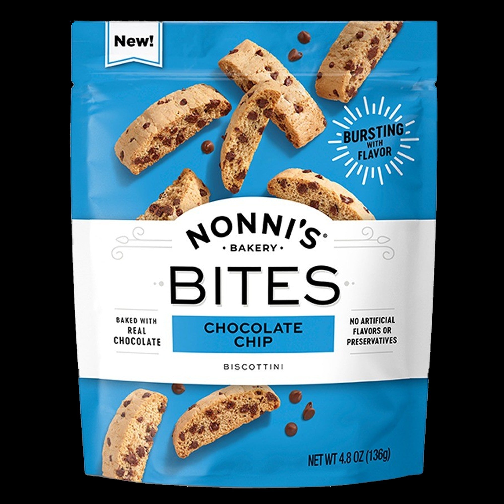 Chocolate Chip Biscotti Bites