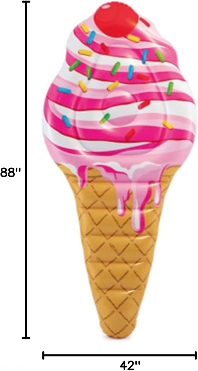 88" Inflatable Ice Cream Cone Mat