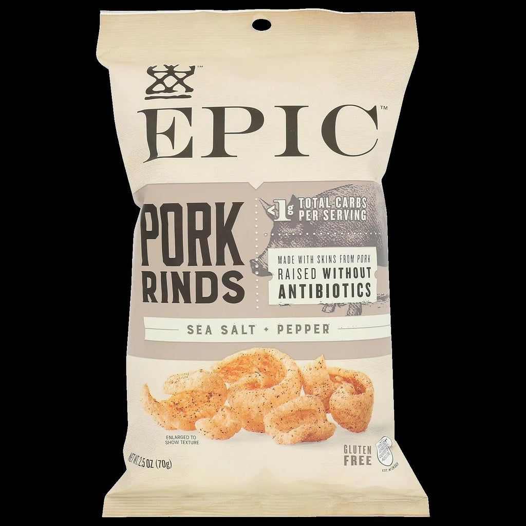 Sea Salt & Pepper Pork Rinds
