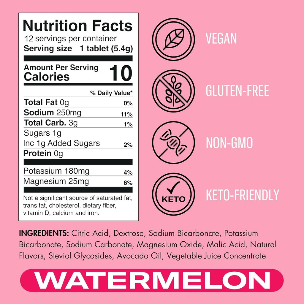 Electrolyte Tablets - Watermelon (12 CT)