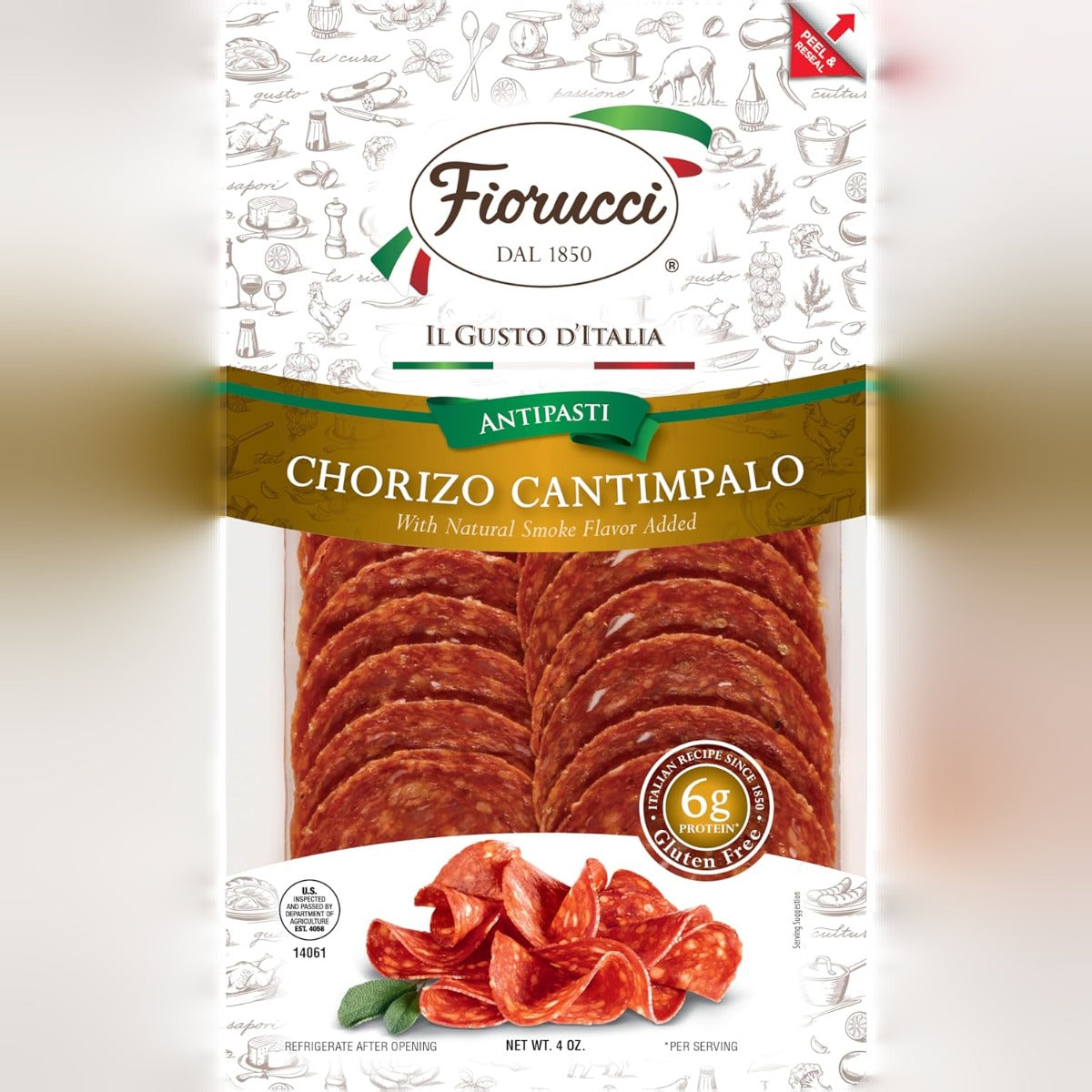 Sliced Cantimpalo Chorizo