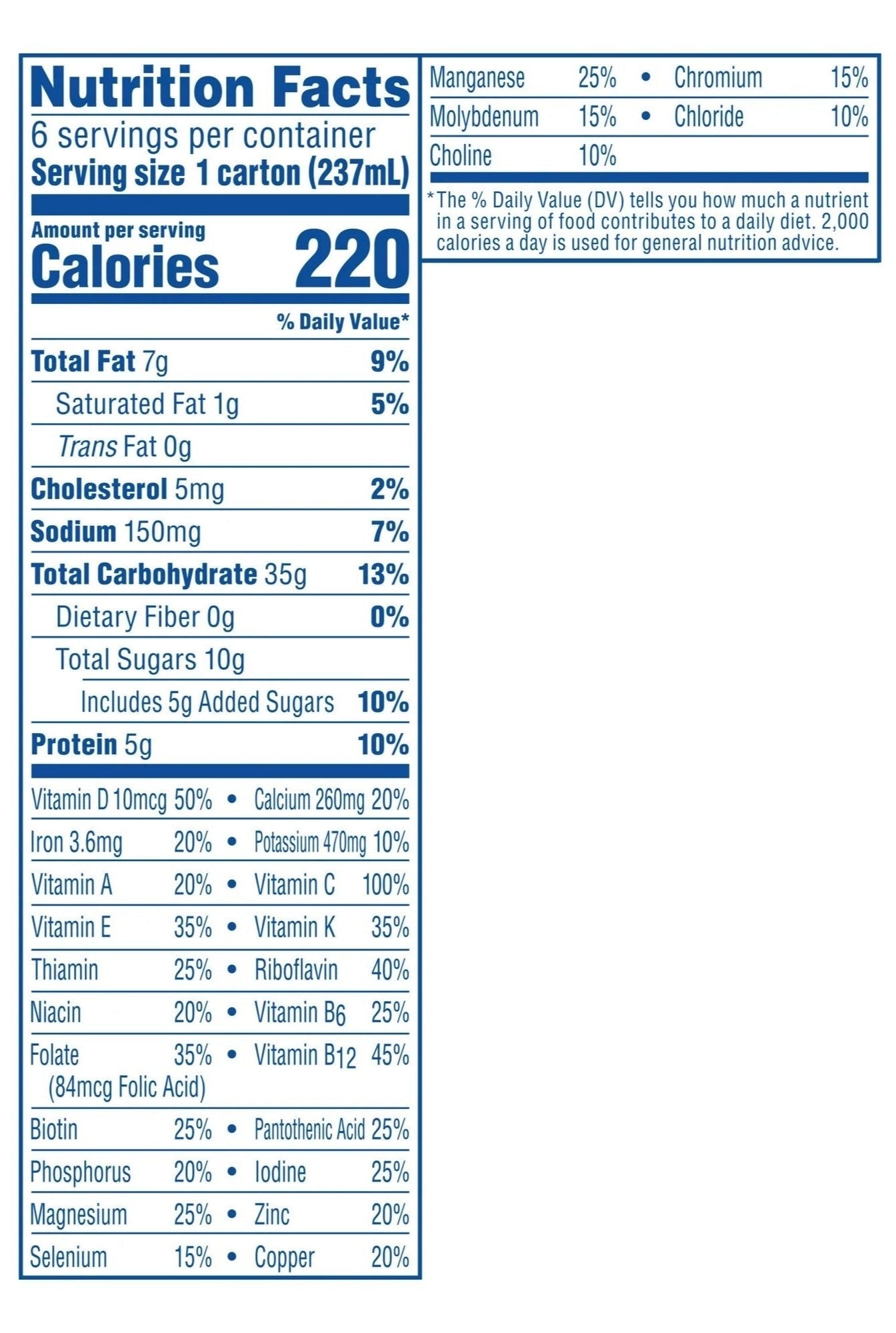 Strawberry Banana Fruit & Protein Smoothie Drink (6 Pack)