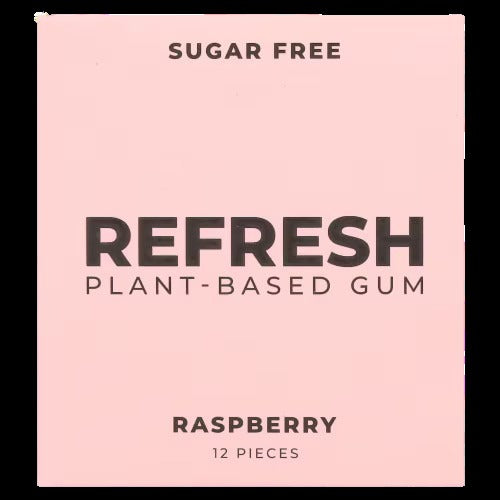 Raspberry Plant Based Gum (12 Pack)