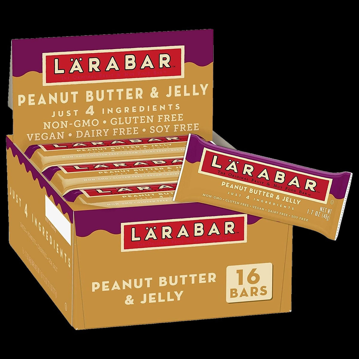 Peanut Butter Jelly Fruit & Nut Bar (16 Pack)